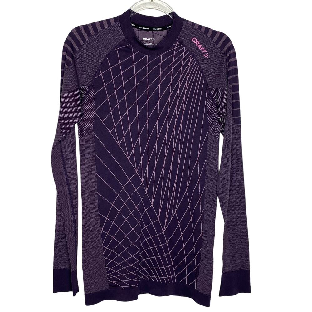 Craft Sportswear Womens Size Small Purple Active Intensity Shirt Top Long Sleeve